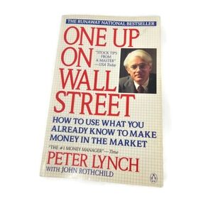 Peter Lynch Paperback "One Up On Wall Street " Book